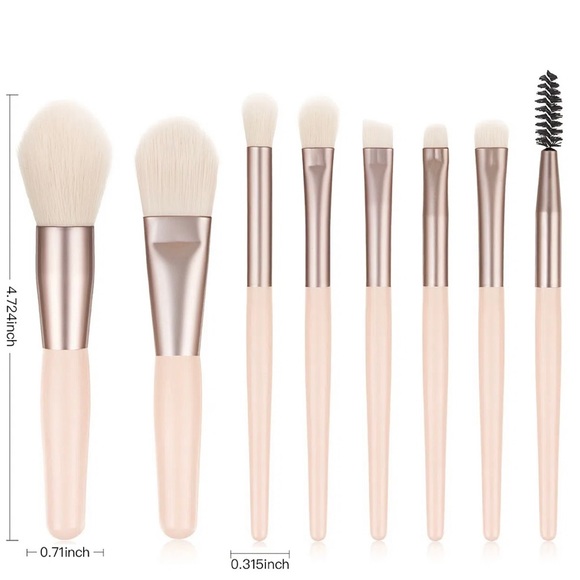 Makeup Brush Set - Bridal Shower Favors - Picture 3 of 12